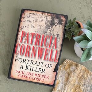 Patricia Cornwell "Portrait of a Killer" Hardcover - Red & Cream Cover